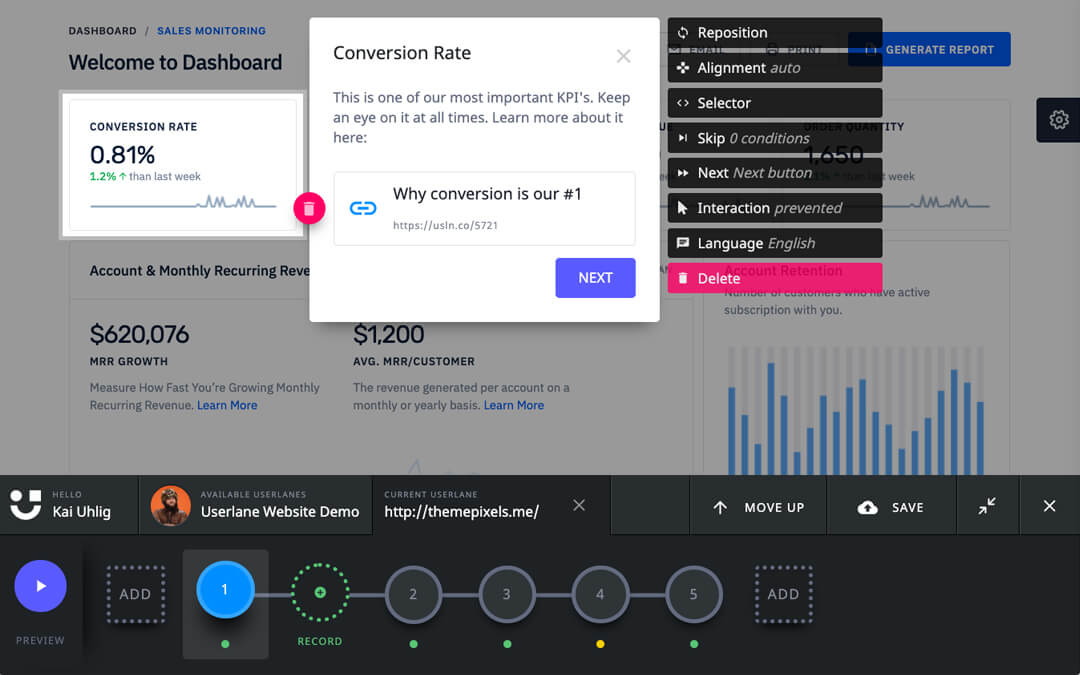 product walkthroughs